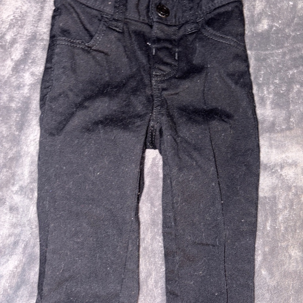 Stylish Black Toddler Pants